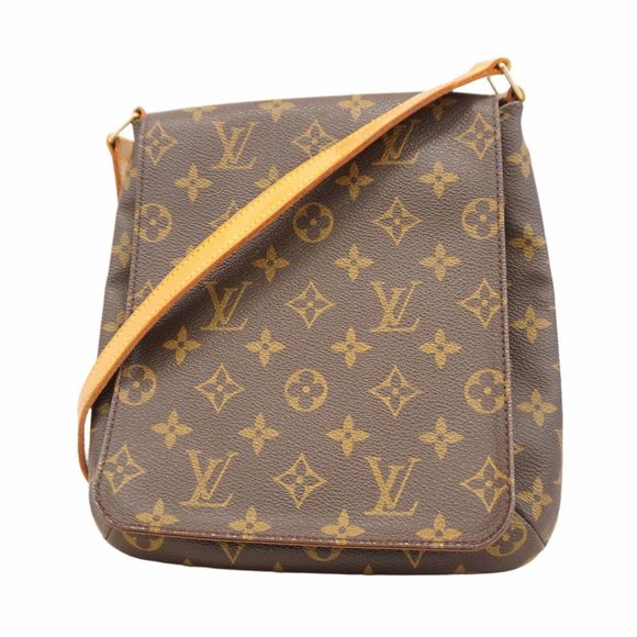 Louis Vuitton Monogram Musette Salsa Short Strap Shoulder Bag M51258 Brown  Wome - Picture 1 of 10